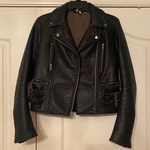 Free People leather jacket